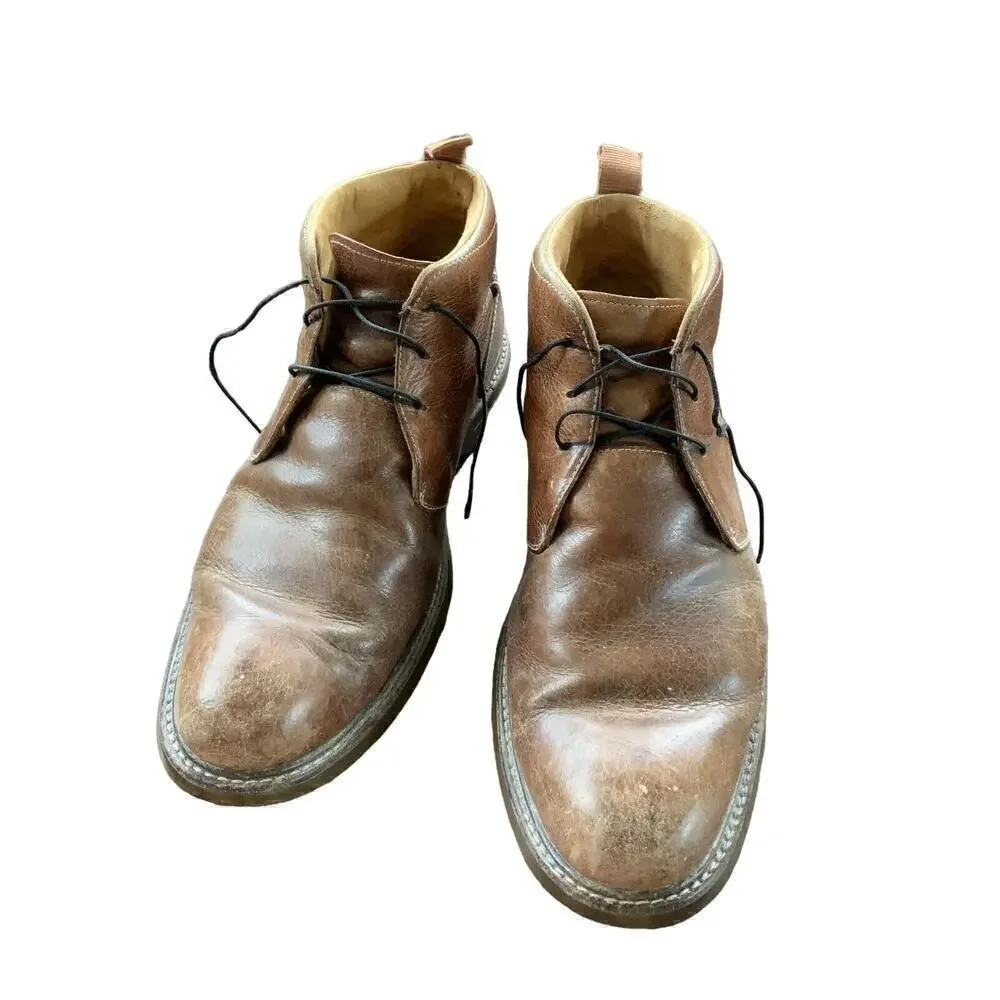 Sperry Top-Sider Mens Ankle Boat Chukka Boots Brown Gold Cup Oxford 10 M